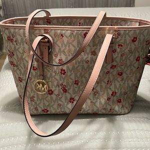 Flower Michael kors tote bag